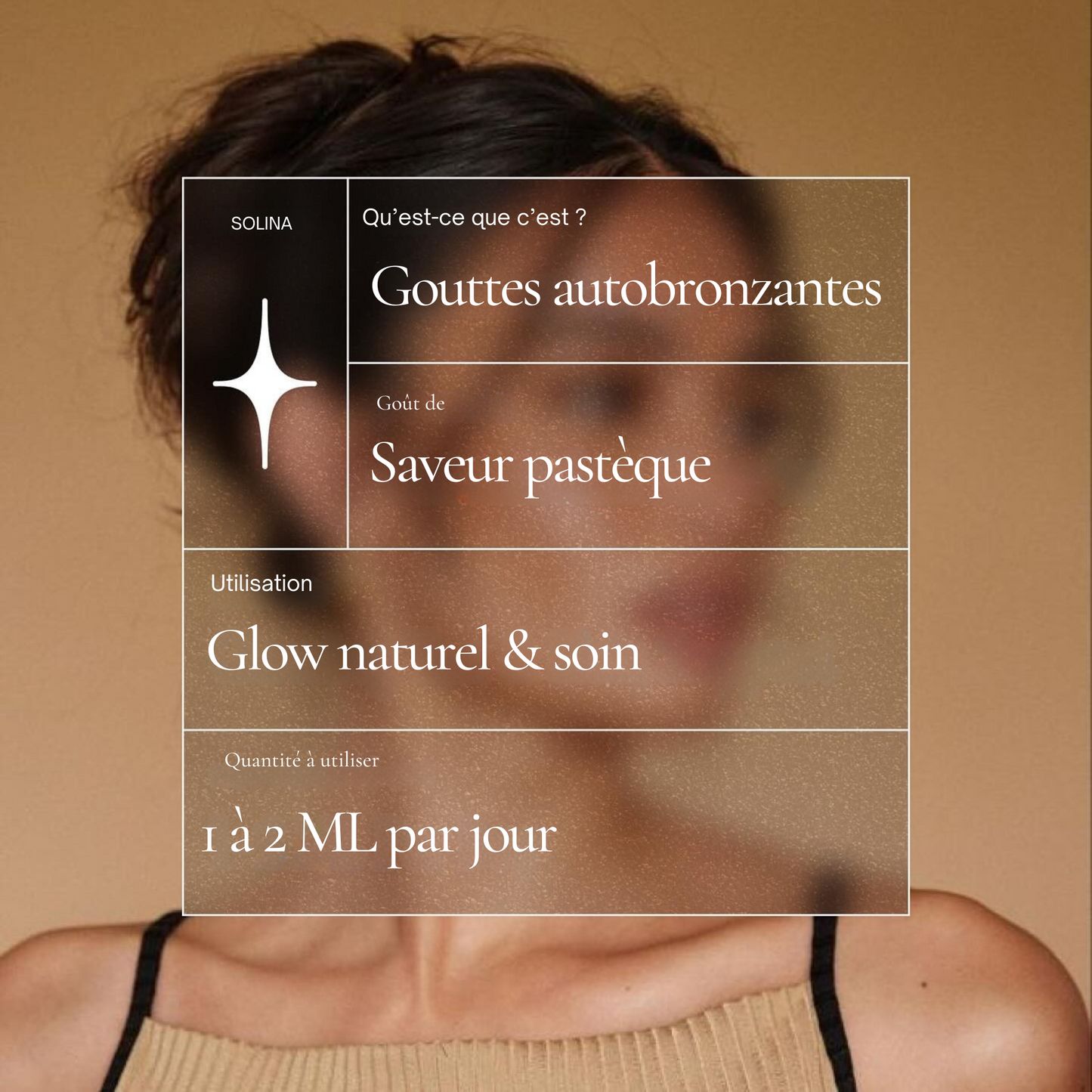 Solina – Gouttes autobronzantes à boire